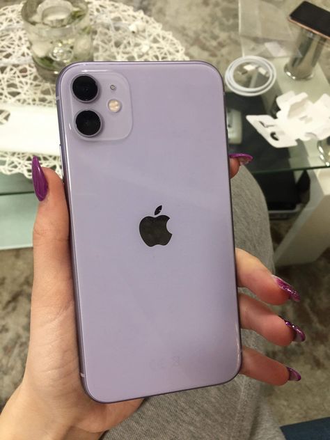 iphone 11 Iphone 11 iphone 11 Purple Cute Nails, Iphone 11 Colors, Purple Cute, Airpods Apple, Iphone 3gs, Produk Apple, Accessoires Iphone, Iphone Obsession, Diy Iphone Case