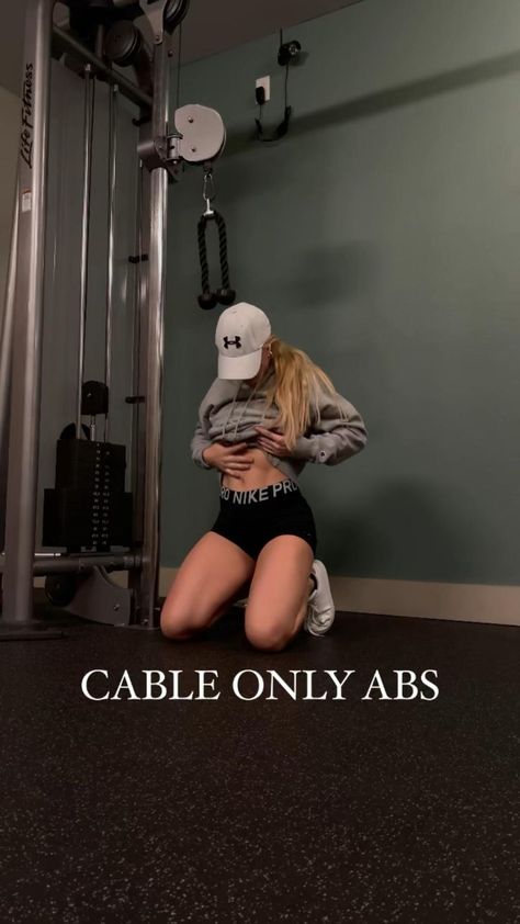 Inspire Workout Machine, Gym Machine For Lower Belly, Workouts For The Gym Machines, Matt Ab Workout, Gym Equipment Ab Workout, Waist Cable Workout, Cable Machine Exercises For Women, Abdomen Workout For Women Gym, Gym Machine Core Workout