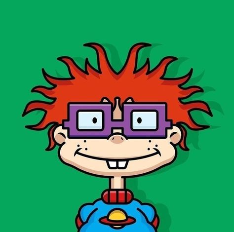 Chucky Rugrats Drawing, Rugrats Drawings, 90s Cartoon Art, 90s Painting Ideas, Chuckie Rugrats, Rugrats Characters, Cartoon Tattoo Ideas, Rugrats Cartoon, Animated Shows