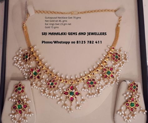 Ruby Jewelry Necklaces, Temple Jewellery Earrings, Necklaces Luxury, Wedding Jewelry Sets Bridal Jewellery, Indian Wedding Jewelry Sets, Gold Jhumka Earrings, Antique Gold Jewelry Indian, Gold Jewelry Simple Necklace, Diamond Necklace Designs