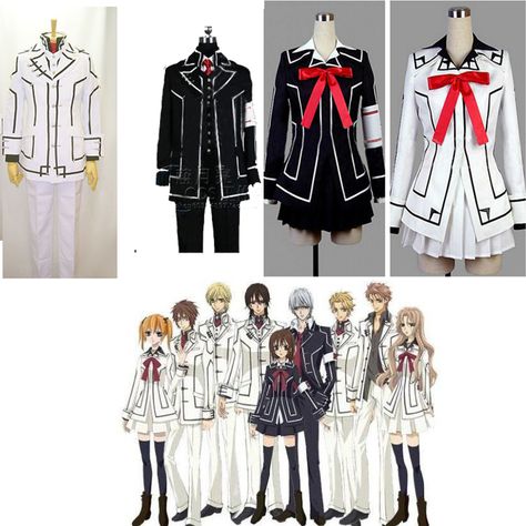 >> Click to Buy << Vampire Knight Yuki Cross Cosplay Costume White or Black Women dress uniform men suit #Affiliate Vampire Knight Uniform, Vampire School, Yuki Cross, Vampire Knight Cosplay, Knight Aesthetic, Knight Dress, Vampire Knight Yuki, Uniform Men, Black Women Dress