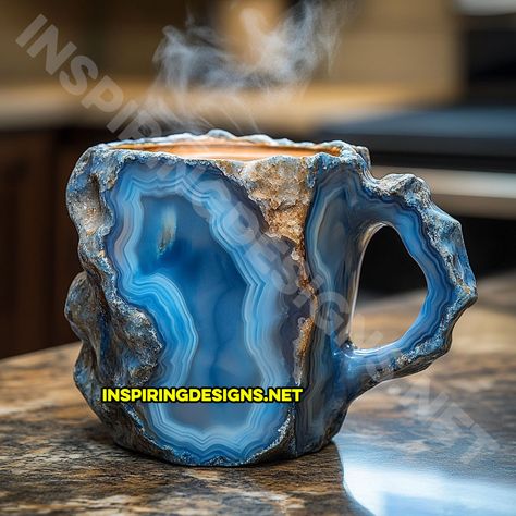 There’s coffee. And then there’s coffee served in a mineral crystal coffee mug. Trust me, once you sip from one of these geological wonders, you’ll never want to go back to ordinary ceramic again. Why settle for plain when you could be cradling a mug made of amethyst or fluorite? These mugs don’t just hold … Crystal Coffee Mug, Mineral Crystal Coffee Mugs, Stone Mugs, Crystal Mug, Quarts Crystal, How To Make Crystals, Morning Vibes, Coffee Serving, Purple Quartz