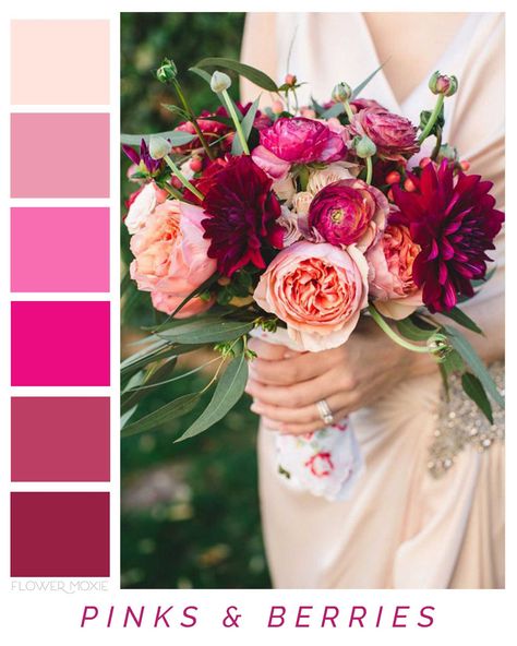 Raspberry Wedding Color, Wedding Colors Pink, November Wedding Flowers, November Wedding Colors, Bright Pink Wedding, Fuschia Wedding, Raspberry Wedding, Magenta Wedding, Pink Wedding Colors