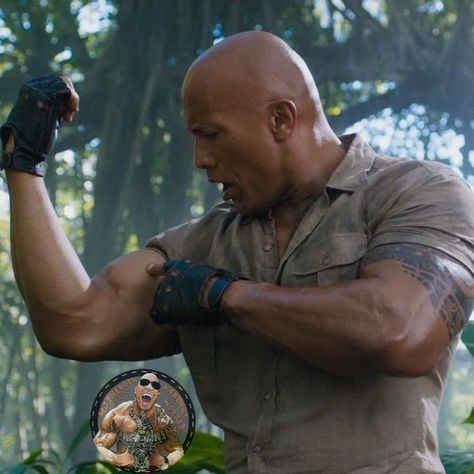 Look At My Biceps Dwayne Johnson Jumanji, Jumanji Movie, Danny Glover, Black Adam, Male Celebrity, Family Films, Danny Devito, Rock Johnson, The Rock Dwayne Johnson