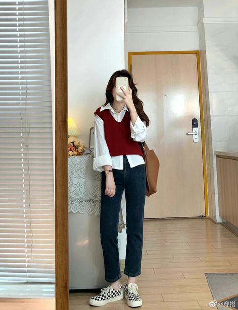 No 26, Casual College Outfits, Korean Casual Outfits, Causal Outfits, Everyday Fashion Outfits, Casual Day Outfits, Classy Work Outfits, Easy Trendy Outfits, Stylish Work Outfits