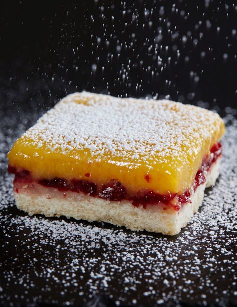 Cranberry Lemon Squares, Cranberry Lemon Bars Recipe, Lemon Cranberry Bars, Desert Squares, Cranberry Lemon Bars, Cranberry Squares, Lemon Topping, Lemon Cranberry, Oven Temperature