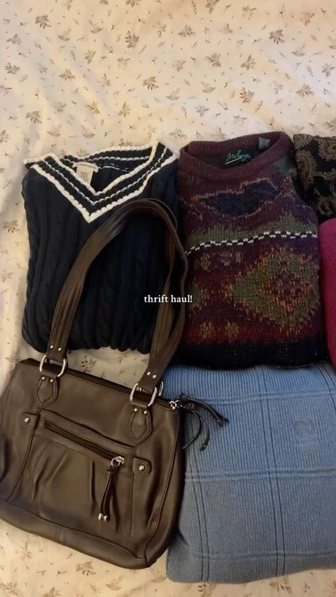 best one i’ve had in a while 🧘‍♀️ #thrifting #thrifthaul #thrifted #haul #outfit #outfitideas Thrift Haul Aesthetic, Thrifted Winter Outfits, Thrift Finds Clothes, Fall Thrifting, Masc Clothes, Thrift Tips, Thrift Outfits, Thrifting Aesthetic, Best Thrift Stores