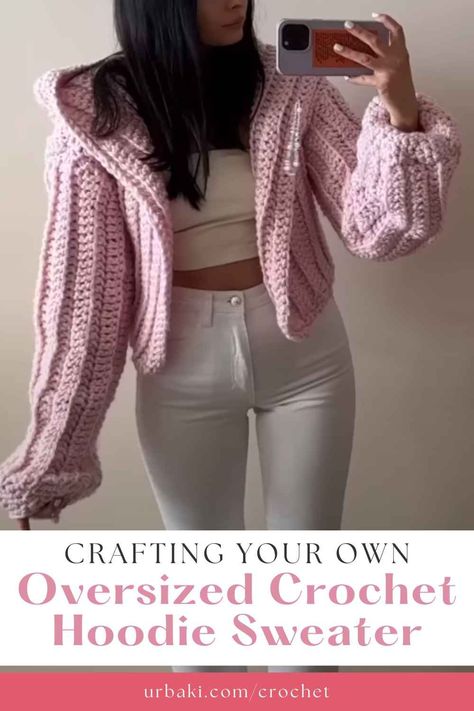 Get ready to level up your crochet skills and fashion game with our comprehensive tutorial on creating an oversized crochet hoodie sweater.There's nothing quite like the cozy embrace of a warm and comfortable hoodie, and when it's handmade by you, it becomes a truly special piece that exudes style and personality. In this introduction, we'll dive into the wonderful world of oversized crochet hoodie sweaters, exploring the techniques, tips, and tricks to help you craft your very own... Oversized Crochet Jumper Free Pattern, Crochet Oversized Sweater Pattern Free, Oversize Crochet Sweater, Gothic Crochet, Chunky Yarn Crochet Pattern, Hoodie Crochet, Crochet Pullover Pattern, Chunky Yarn Crochet, 2023 Crochet