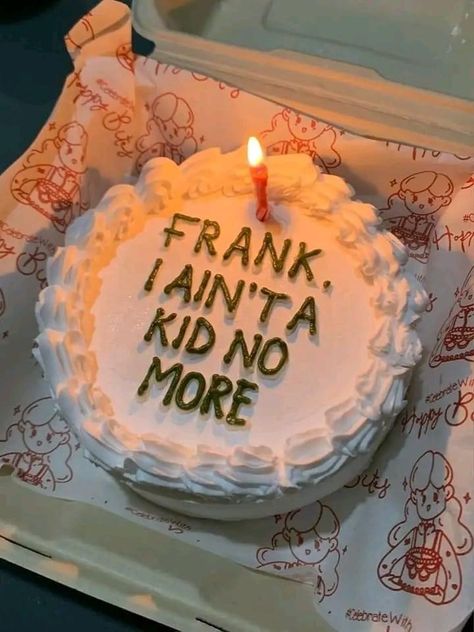 Frank Ocean Birthday, Frank Ocean Cake, Ocean Cake, Bd Cake, 14th Birthday Cakes, 18th Cake, Ocean Cakes, 18th Bday, Womp Womp