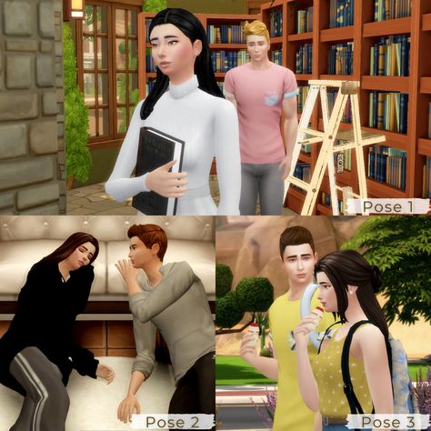 Crush Poses, Sims 4 Poses, Sims 4 Stories, Ts4 Poses, Dear Crush, First Crush, The Sims4, Sims Cc, Couple Posing