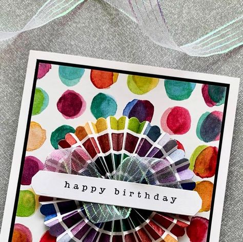 Global Design Project on Instagram: "From Su @aromasandart - This week's Global Design Project is a circle theme. I used Full Of Life DSP and Round We Go Dies for a birthday card.  #GDP455 #theglobaldesignproject #globaldesignproject #stampinup #papercraft #stamping #cardmaker #crafty #cardmakersofinstagram #handmade #handmadecard #craftychallenge" Su Round We Go, Round We Go Dies Stampin Up Cards, Stampin Up Round We Go Bundle, Stampin Up Deckled Circles, Stampin Up Cards Using Circle Sayings, Circle Sayings Su, Global Design Project, Stamping Up Cards, Card Maker