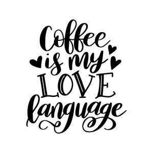 Silhouette Design Store - View Artist Coffee Is My Love Language, Monday Morning Quotes, Coffee Facts, Desain Editorial, My Love Language, Coffee Menu, Coffee Corner, Love Language, Silhouette Design Store