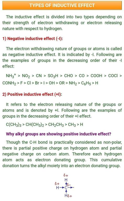 Inductive Effect Chemistry, Chemistry Study Guide, Human Organs, Human Organ, Study Flashcards, Chemistry Lessons, Chemistry Notes, Organic Chemistry, Aesthetic Pics