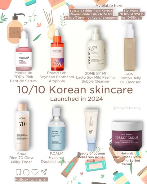 Excellent Korean skincare, launched in 2024 — you don’t want to miss out! ▫️ Medicube PDRN Pink Peptide Serum — an innovative anti-aging ampoule that feels nourishing on the skin and smells good. ▫️ Round Lab Soybean Panthenol Ampoule — the brand recently launched their new barrier-repairing line, and I’ve only tried the ampoule so far. It’s beyond amazing! ▫️ SOME BY MI Lacto Soy Mild Peeling Bubble Cleanser — a gentle exfoliating cleanser that makes the skin silky soft and clean without ... Round Lab Cleanser, Bubble Cleanser, Beauty 2023, Some By Mi, Smells Good, Peptide Serum, Exfoliating Cleanser, Black Rice, Oil Cleanser