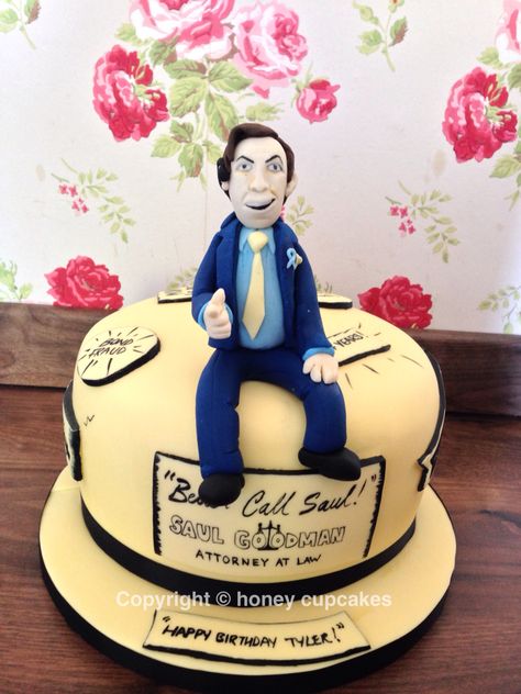 Better call Saul cake by honey cupcakes Barnsley Breaking bad Better Call Saul Birthday, Better Call Saul Characters, You Better Call Saul, Better Call Saul Cast Photos, Salamanca Family Better Call Saul, Better Call Saul Episode Posters, Honey Cupcakes, Bday Party Theme, Call Saul