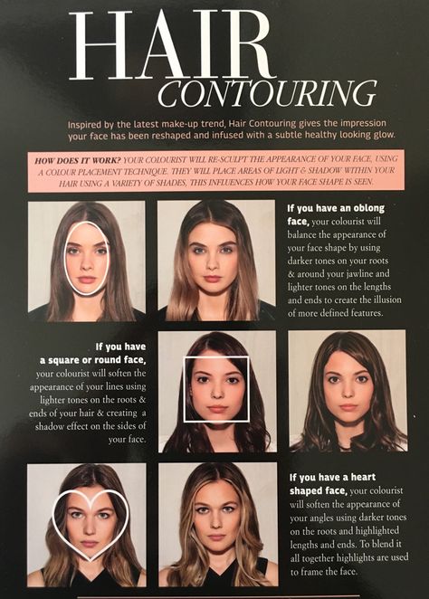 Brunette Ideas, Contour For Round Face, Rectangle Face Shape, Sunkissed Hair Brunette, Sunkissed Hair, Stylish Hair Colors, Oblong Face, Contouring Techniques, Rectangle Face