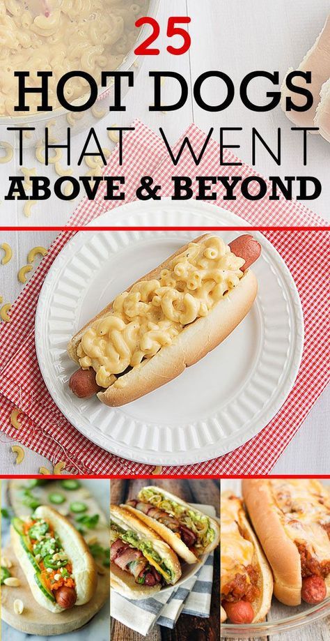 25 Inspired Hot Dogs. Fun ideas for hot dog bar toppings for this summer's BBQ's and parties. Hot Dog Bar Toppings, Different Foods, Hot Dog Bar, Burger Dogs, Fingerfood Party, Hot Dog Recipes, God Mat, Think Food, Corn Dogs