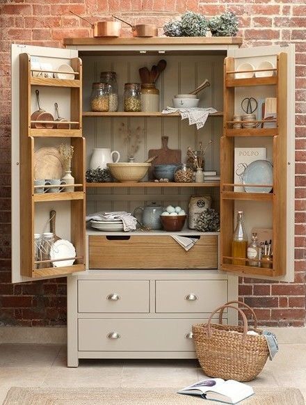 LARDER CUPBOARDS - the unfitted kitchen