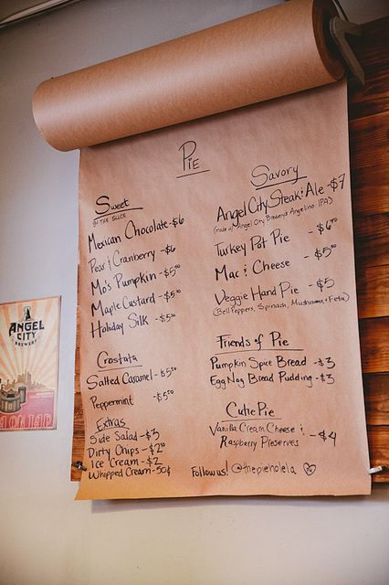 poketo-piehole-54 | Flickr – Condivisione di foto! Wall Menu Ideas, Cafe Design Inspiration, Cranberry Turkey, Menu Pdf, Pumpkin Mac And Cheese, Bakery Design Interior, Pie Shop, Menu Boards, Cafe Bistro