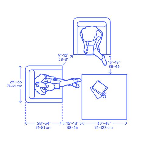 Reception Seating Dimensions & Drawings | Dimensions.com Data Collection Methods, Coffee Measurements, Seating Layout, Reception Area Design, Office Space Planning, Waiting Room Design, Human Dimension, Lobby Seating, Office Interior Design Modern