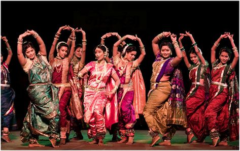 Folk Dances of Maharashtra are popular and performed during various religious festivals as well as other festive occasions. #culture #tradition #dance #festivals #indian #occassions  #folkdance #indiandance Yakshagana Dance, Types Of Dance, Happy New Year Sms, Dance Forms, Drama Stage, Dance Of India, Woman Singing, Dancer Wear, Dance Images