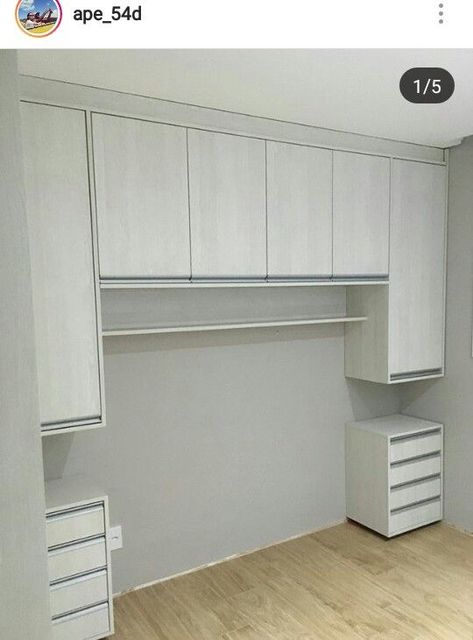 Bedroom Built Ins, Small Bedroom Interior, Small Bedroom Storage, Bedroom Cupboards, Kabinet Dapur, Bedroom Cupboard Designs, Bedroom Cabinets, Bedroom Closet Design, Wardrobe Design Bedroom