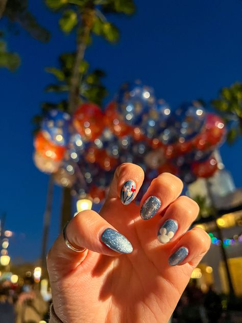 Mickey Balloon Nails, Disney Balloon Nails, Walt Disney World Nails, Disney100 Nails, Mickey Balloon Wallpaper, Hidden Mickey Nails, Disney Mickey Balloon Nails, Disney Nails Design Goofy, Disneyland Nails