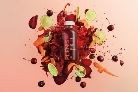 Plenish on Behance Hero Image, Object Photography, Pressed Juice, Juice Boxes, Cold Pressed Juice, Still Life Photographers, Communication Design, Creative Ads, Photoshop Design