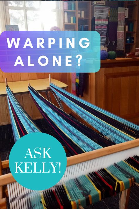 With the right tips and tricks, you can direct warp your rigid heddle loom by yourself! Ashford Loom, Rigid Heddle Loom, Heddle Loom, Tips And Tricks, Just Love, Loom, Love It, Weaving, I Love