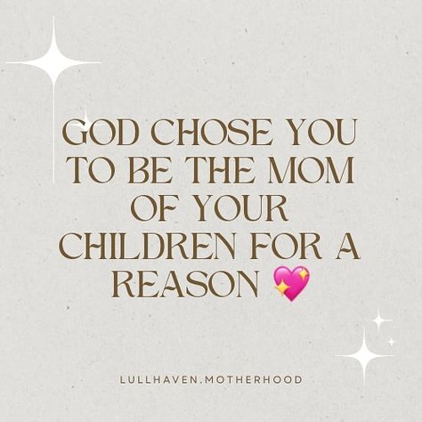 Remember, God made no mistake in choosing you to guide, nurture, and love your little ones 🤍 You were meant to be their mother, and thhrough Him, you have all the strenght and wisdom you need. 🙏🏼 #christianity #christianmom #christianmotherhood #faith #christian #motherhood #mom Godly Mother, Remember God, Christian Motherhood, Faith Christian, Mother Quotes, Mom Advice, Christian Faith, Love Your, Meant To Be