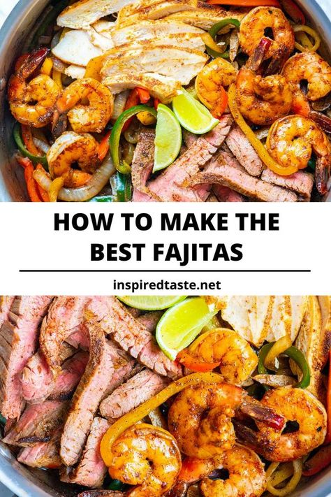 Easy Fajitas Recipe, Fajitas Seasoning, Fajitas Steak, Best Fajitas, Season Steak, Best Steak Fajitas, Easy Fajita Recipe, Beef Fajita Recipe, Shrimp Fajita Recipe