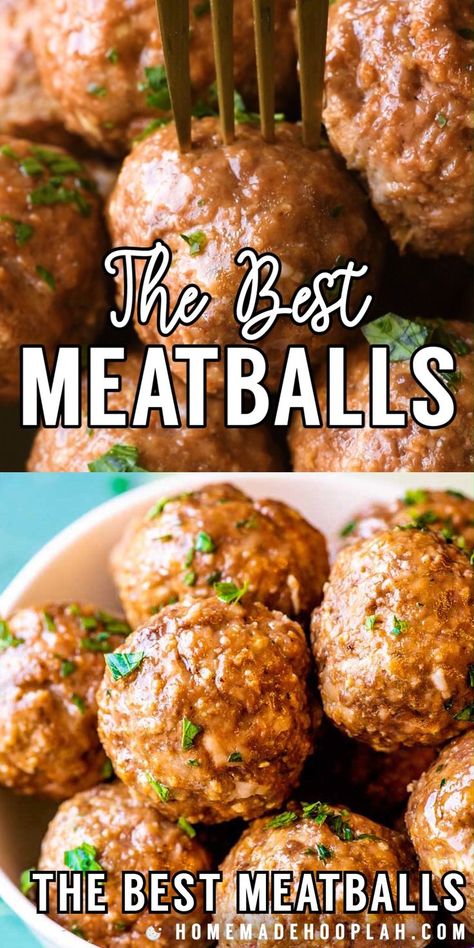 Whether you're prepping for dinner or planning a party, this all-purpose recipe for the best meatballs can fit any occasion. Easy to adjust to your tastes and serving size! The Best Meatballs, Planning A Party, Best Meatballs, Meatball Recipes Easy, Homemade Meatballs, Meatballs Recipe, Beef Dinner, Meatball Recipes, Idee Pasto Sano