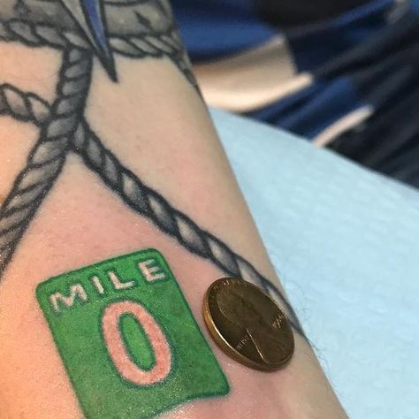 Southernmost Tattoo on Instagram: "Mile 0 by @hotrod028 #southernmosttattoo #keywest #tattoos #milezero #floridakeys #colortattoo #ultimatesouvenir" Key West Tattoo Ideas, Key West Tattoo, West Tattoo, Florida Keys, Color Tattoo, Key West, Tattoo On, Tatting, Tattoo Ideas