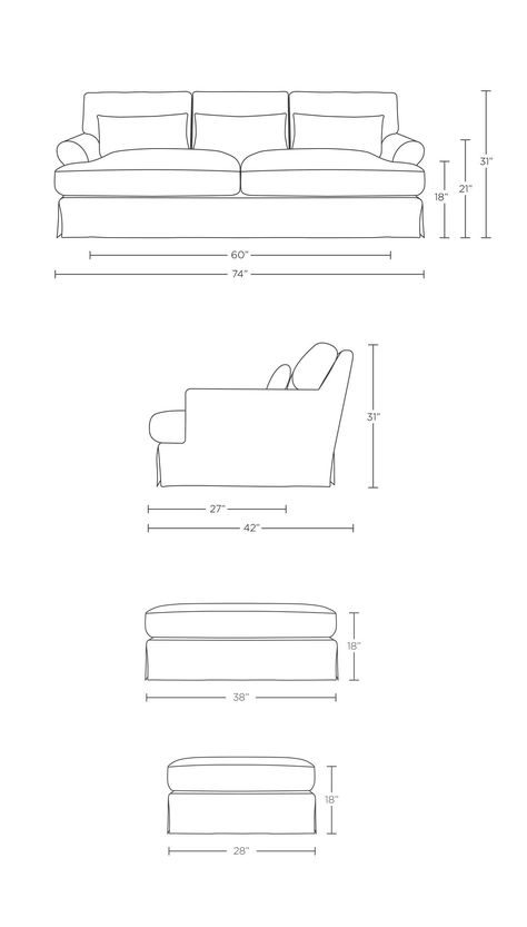 Interior Define Sofa, Interior Design Sketchbook, Drawing Furniture, Shop Drawing, Furniture Sketch, Affordable Sofa, Furniture Design Sketches, Sofa Dimension, Interior Architecture Drawing