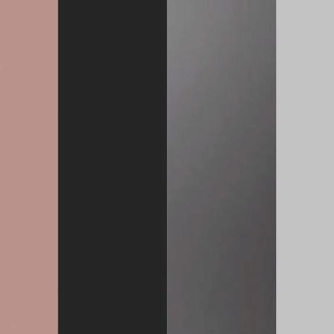 Wedding color pallet. Blush, black, greys and white Silver Color Palette, Blush Color Palette, Wedding Color Pallet, Blush And Grey, Bedroom Black, Bedroom Color Schemes, Gray Bedroom, Trendy Bedroom, Black Bathroom