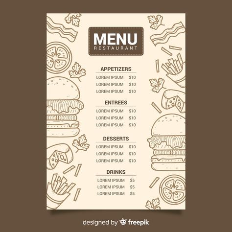 Vintage chalk drawing menu for restaurant Free Vector | Free Vector #Freepik #vector #freefood #freevintage #freemenu #freerestaurant Food Menu Drawing, Menu Ideas Design, Menu Drawing, Papan Tulis Kapur, Menu Burger, Colorful Restaurant, Template Restaurant, Menu Design Inspiration, Menu Illustration