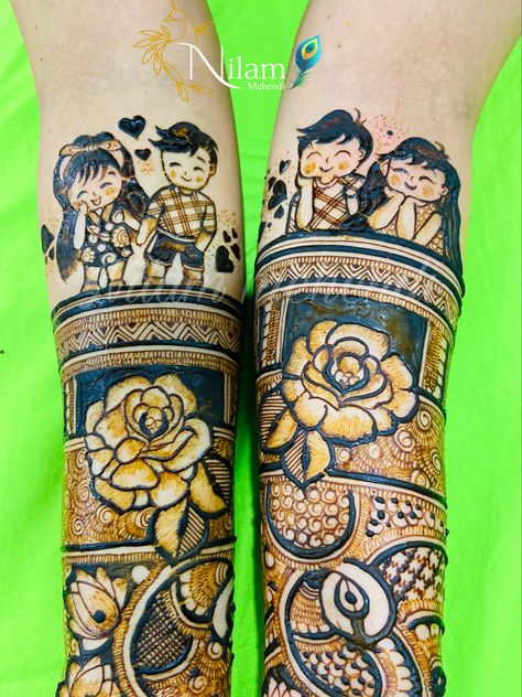 Anniversary Mehndi, Engagement Mehendi, Indian Henna Designs, Legs Mehndi, Simple Arabic Mehndi, Mahendi Designs, Sweet Couples, Engagement Mehndi, Simple Arabic Mehndi Designs