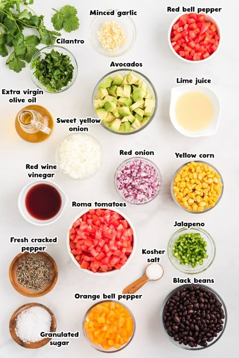 cowboy caviar ingredients Mexican Caviar, Texas Caviar, Caviar Recipes, Boat Food Ideas, Cowboy Caviar, Side Dishes For Bbq, Lake Food Ideas Summer, Lake Food Ideas, Food Ideas Summer