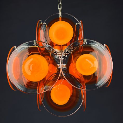 Listed on VNTG.com: Murano chandelier by Gino Vistosi, Italy 1970s | #vntg #vintage Types Of Home Decor Styles, Chandelier Vintage, Luminaire Vintage, French Chandelier, Murano Chandelier, Italian Colors, Murano Glass Chandelier, Large Chandeliers, Vintage Chandelier