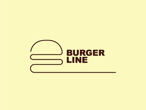 Burger Logo Design Ideas, Burger Logo Design Creative, Burger Logo Ideas, Burger Restaurant Logo, Burger Graphic Design, Burger Logo Design, Burger Logo, Restaurant Branding Identity, Burger Icon