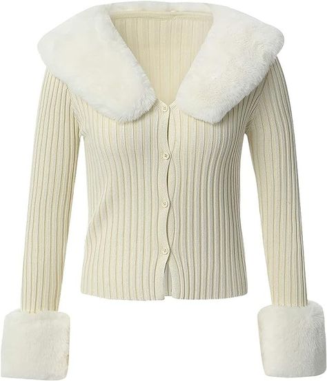 YILEEGOO Women Knitted Sweaters Cardigans Floral V Neck Long Sleeve Girls Sweet Vintage Casual Coat Y2k Jumper Material: Made of high quality polyester and cotton. Lightweight fabric and smooth texture, soft and breathable, comfortable to wear. Features: Button closure, Long sleeve, Open front, Rib knit, V neck, Floral print, Loose fit. Basic sweater coat for women and young ladies. Y2k Jumper, Y2k Knit, Streetwear Girl, Women Y2k, Basic Sweaters, E Girl, Beige Cardigan, Girls Sweet, Sweater Coat