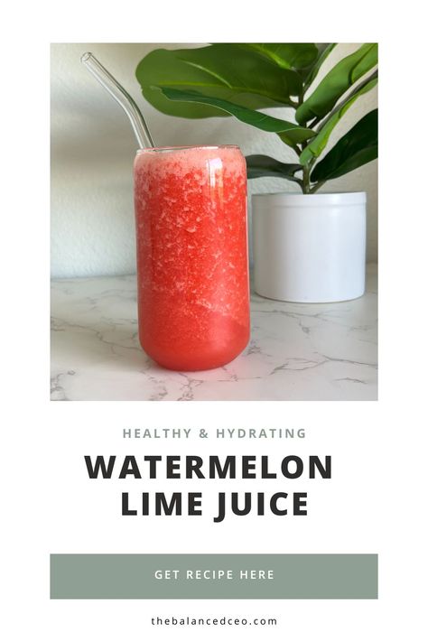 Lime Juice Recipes, Watermelon Benefits, Cut Watermelon, Lime Recipes, Watermelon Recipes, Healthy Summer, How To Make Drinks, Healthy Drinks Recipes, Vegan Paleo