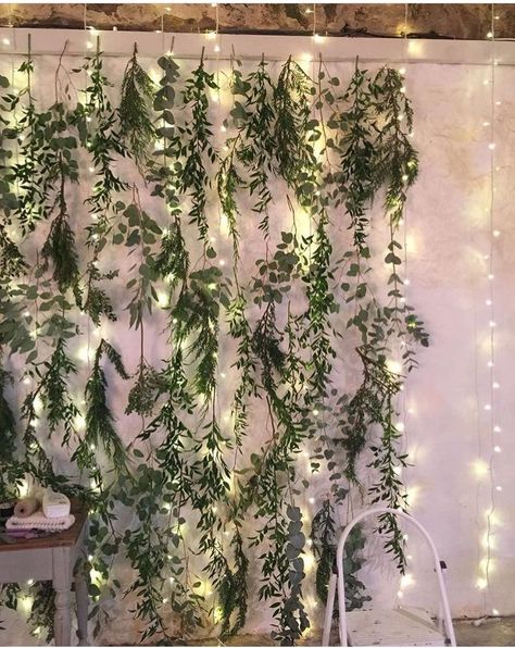 Vine Wall Wedding Backdrop, Diy Vine Garland, Vine Photo Backdrop, Hanging Greenery Backdrop, Ivy Photo Backdrop, Ivy Backdrop Wedding, Marriage Conference Decor, Leaf Backdrop Wedding, Greenery Photo Backdrop