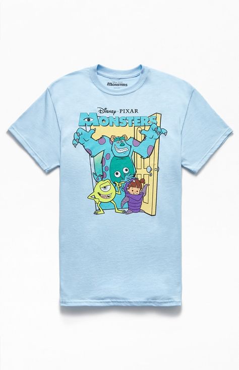 Men's Graphic Tees, Monster Inc, Graphic Tees For Men, Pacsun Mens, Tees For Men, Disney Shirt, Monsters Inc, Social Media Design Graphics, Fall Looks