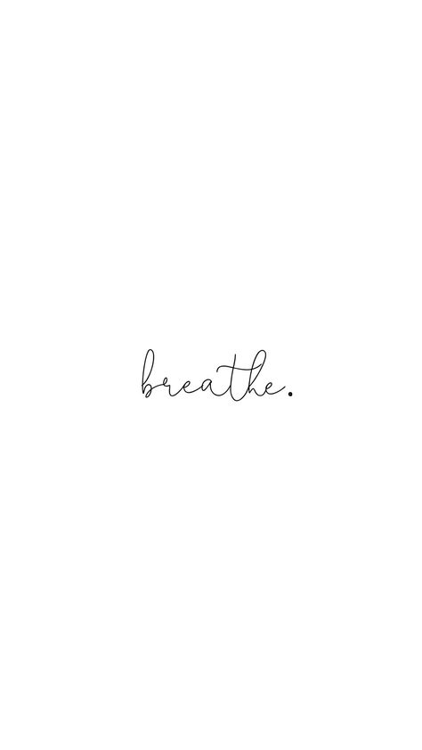 Tattoo ideas Just Breathe Collar Bone Tattoo, Relax Tattoo Ideas, Breath Tattoo Symbol, Calm Tattoo Symbol, Breathe Tattoos For Women Small, Calm Tattoo Ideas, Calm Tattoo, Breath Tattoo, Relax Tattoo