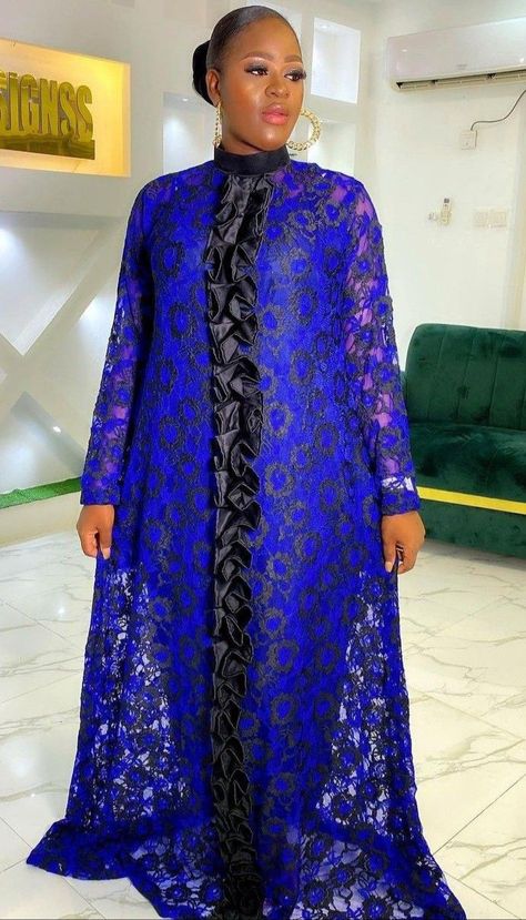 Ankara Aline Long Gown, Lace Aline Dress, Bubu Gown, Abaya Designs Latest, Bubu Gown Styles, Simple Dress Casual, Goddess Gown, African Fashion Skirts, African Dresses Modern