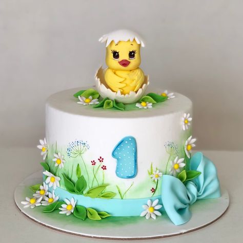 Pool Birthday Cakes, Buttercream Cake Designs, Duck Cake, Baby First Birthday Cake, Cake Decorating With Fondant, 1st Birthday Cakes, Cake Decorating Kits, Buy Cake