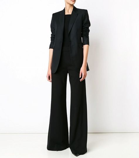 Getting Back to Square One Blazer Palazzo Blazer Outfit, Palazzo Pants Blazer Outfit, Semi Formal Wide Leg Pants Outfit, Palazzo Pants Office Outfit, Palazzo Pants And Blazer Outfit, Palazzo Pants With Blazer Outfit, Black Pants Blazer Outfit, Black Palazzo Pants Outfit Work, Black Square Pants Outfit