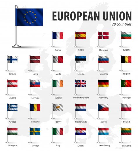 European Union Countryhumans, Croatian History, World Country Flags, European Flags, Swimming Pictures, Global Map, Countries And Flags, Teaching Geography, Physical Geography