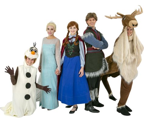 Disney's Frozen Jr. Costume Rentals Frozen Group Costumes, Frozen Costume Diy, Sven Costume, Frozen Decor, Travelling Outfit, Adult Disney Costumes, Frozen Jr, Frozen Musical, Frozen Costumes